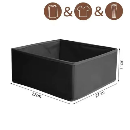 Foldable Drawer Organizer – Non-Woven Fabric Storage Box for Clothes