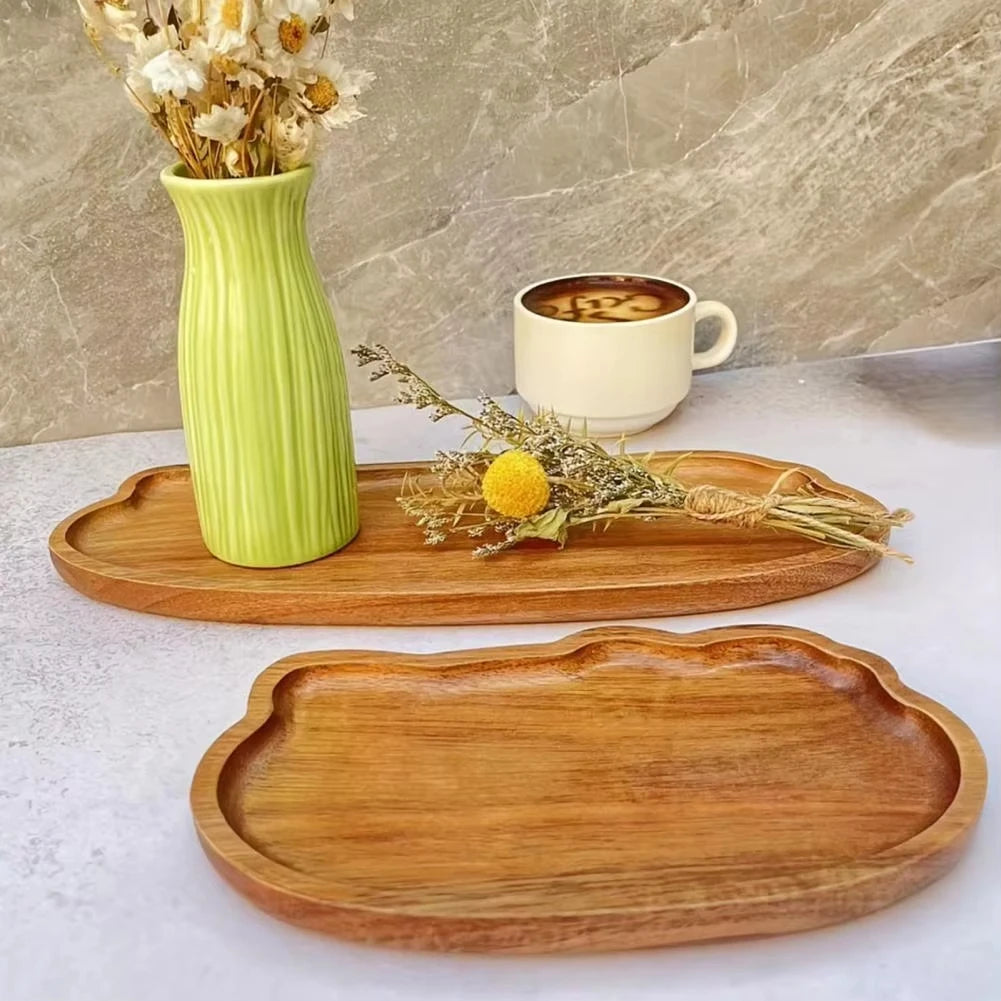 Organic Acacia Wood Tray