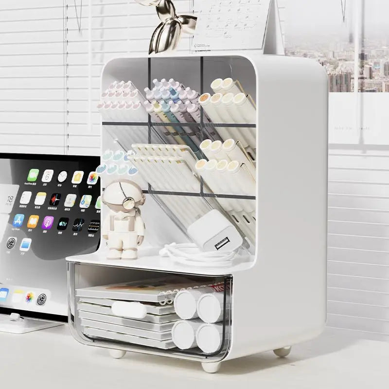 Multi-Layer Desk Organizer | Large Capacity Pencil Holder