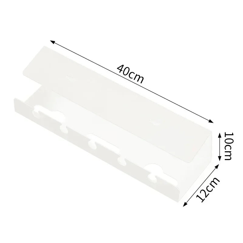 Under Desk Cable Management Tray – No-Drill Clamp Organizer