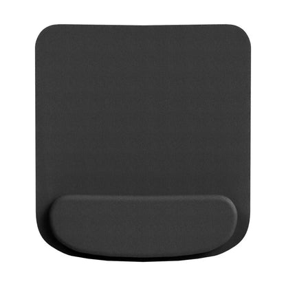 Home Standard Ergonomic Mouse Pad – Black Fabric with Wrist Support