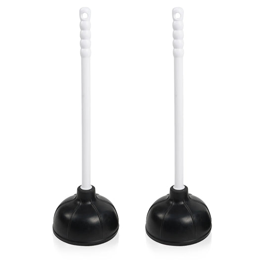 Heavy Duty Toilet Plunger – Rubber Suction Cup, Multi-Purpose Drain Unclogger