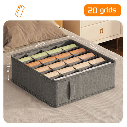 Drawer Organizer – Foldable Fabric Storage Box for Underwear