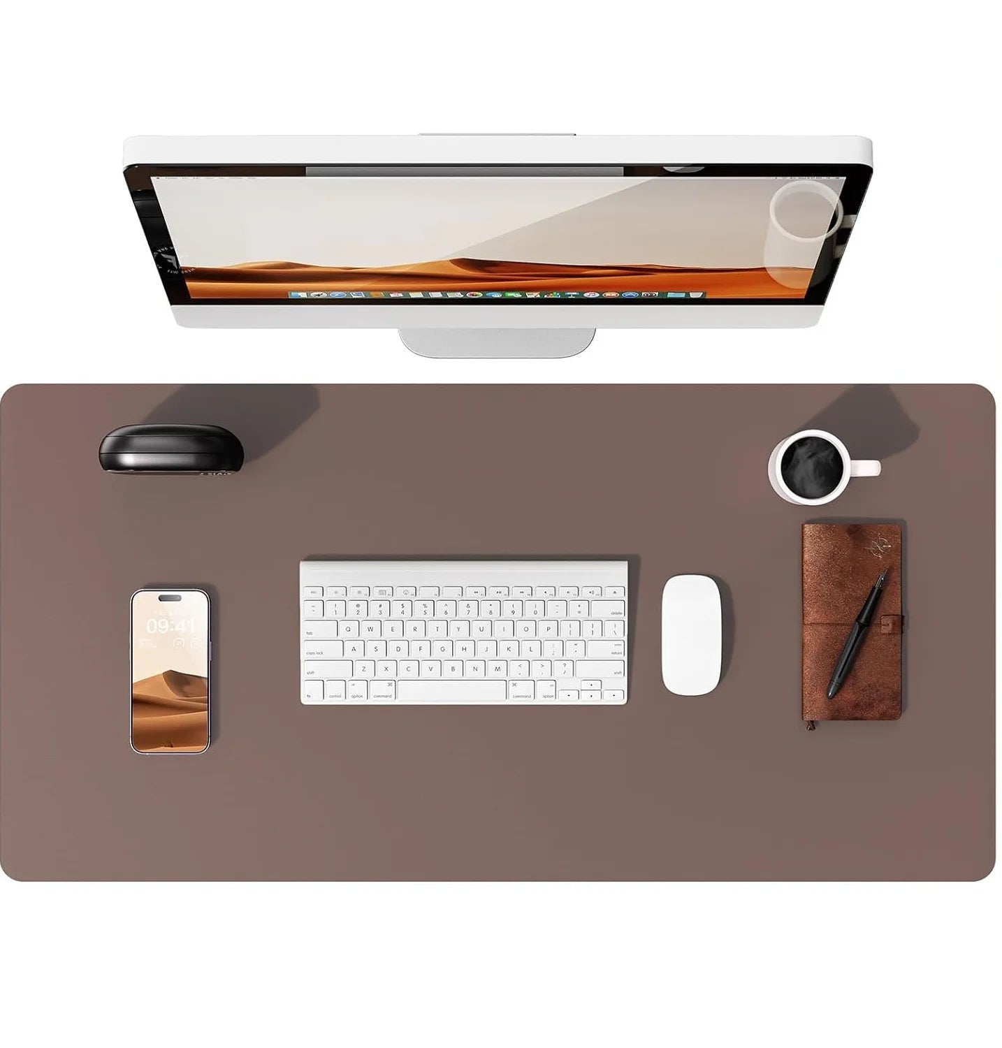 Premium PU Leather Desk Mat