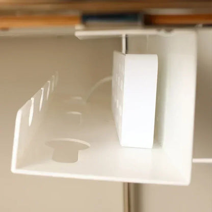 Under Desk Cable Management Tray – No-Drill Clamp Organizer