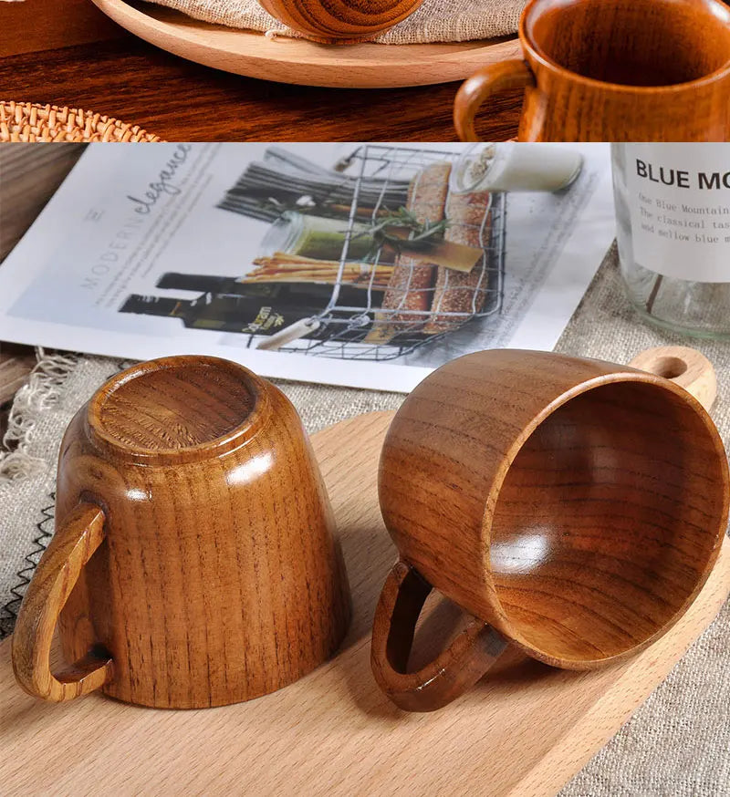 Acacia Wood Cups