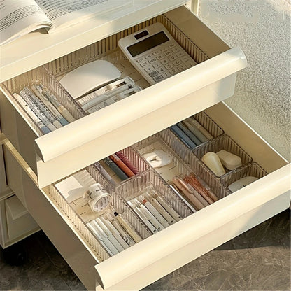 Stackable Acrylic Makeup Organizer – Adjustable Modular Trays